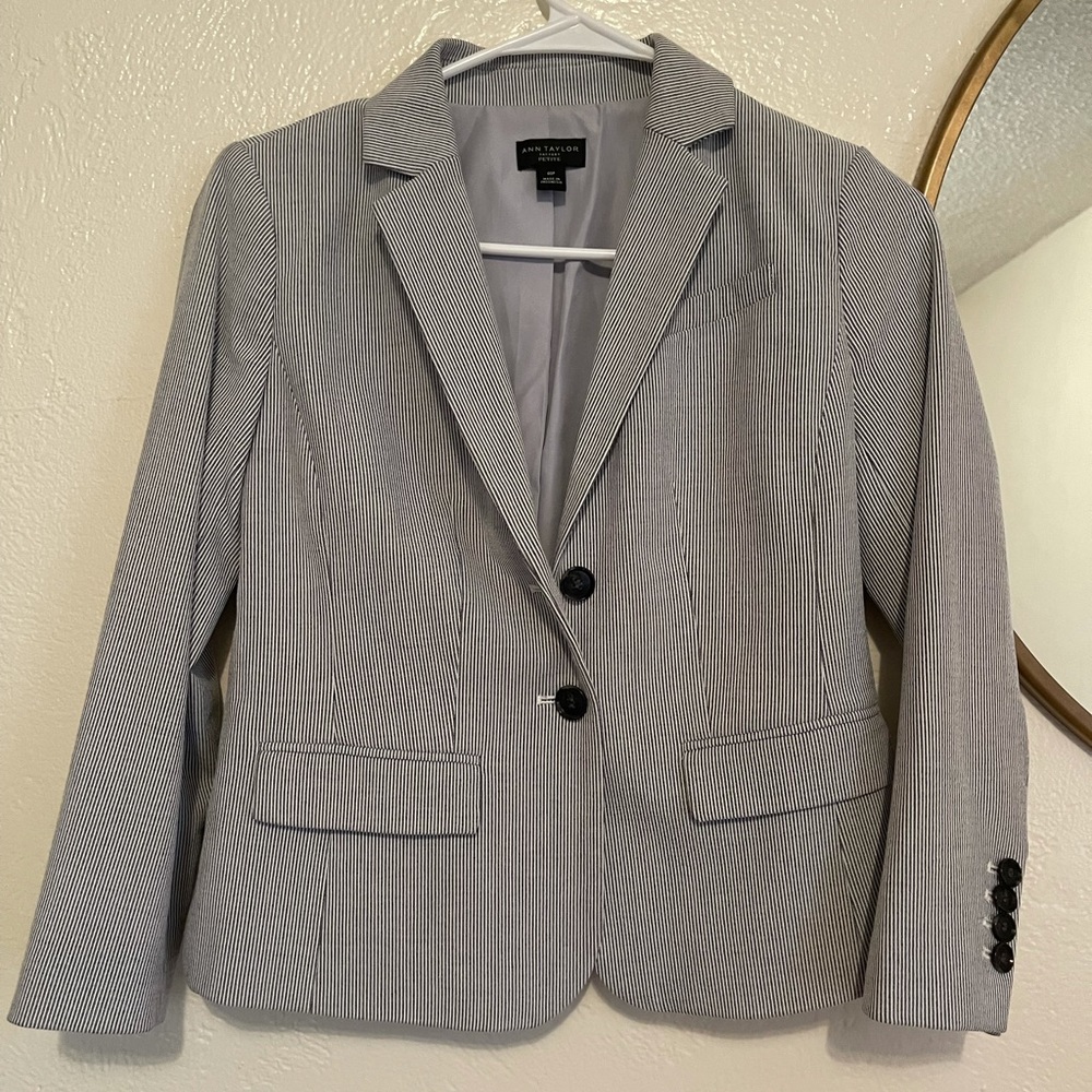 Ann Taylor Stripped Blazer